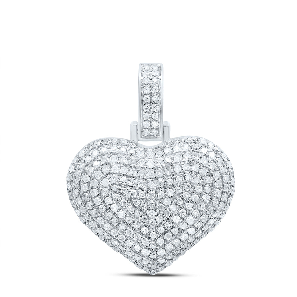 3/4CTW-DIA P1P2 HEART PENDANT