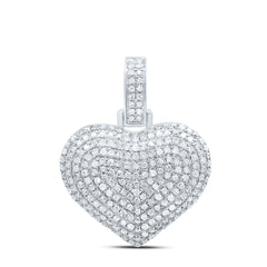 3/4CTW-DIA P1P2 HEART PENDANT