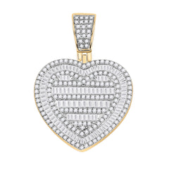 1 1/3CTW-DIA P1P2 HEART PENDANT