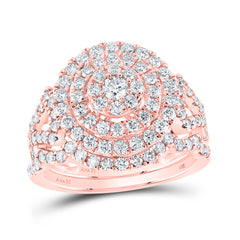 1 1/3CT-DIA ANA M BRIDAL SET