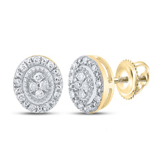 1/10CT-DIA P3 GIFT OVAL EARRING
