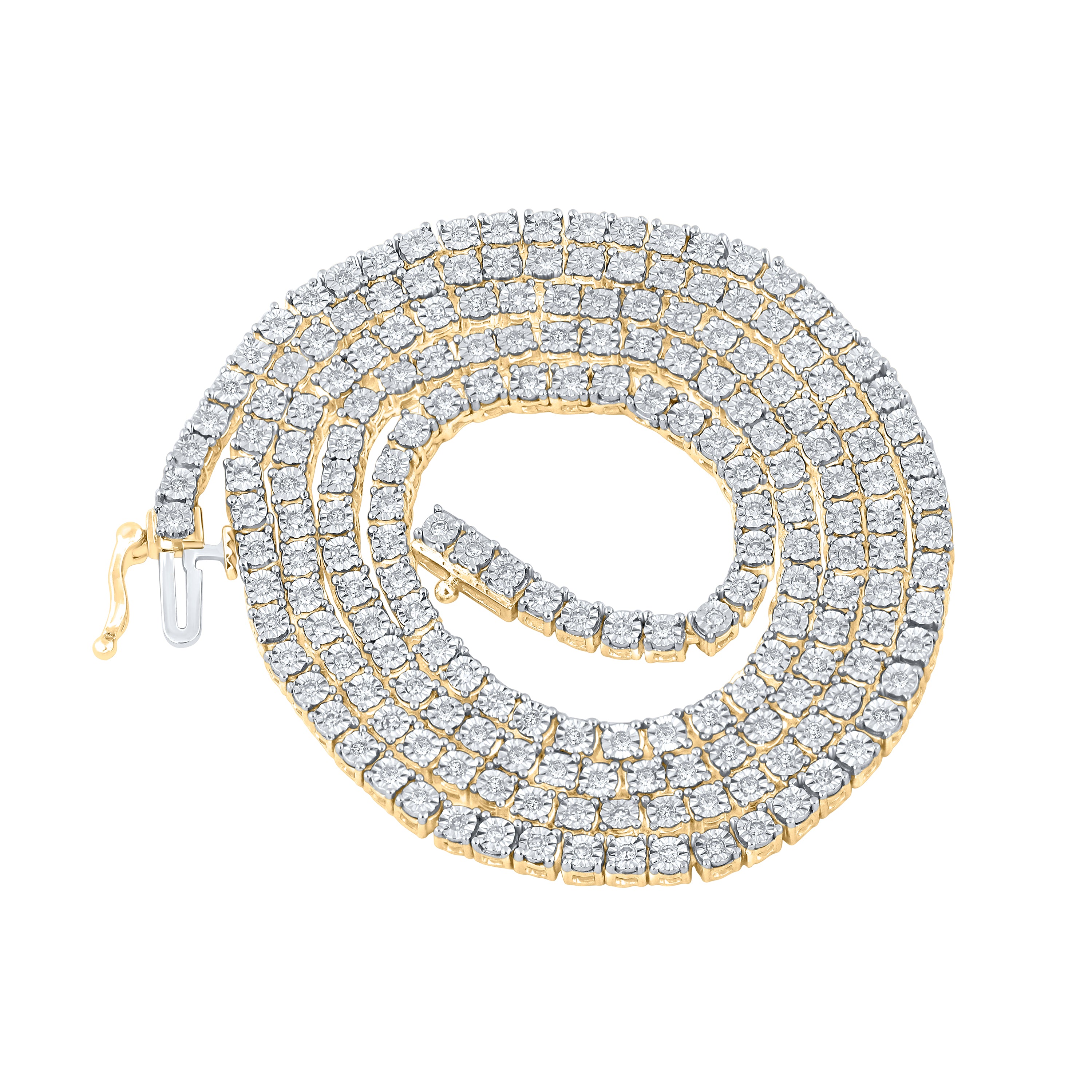 1 1/3CTW-DIA CN MENS DIAMOND 22" FANUK CHAIN