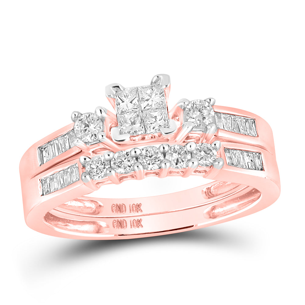 3/8CT-DIA CN TESSERA INVISIBLE BRIDAL SET-S5