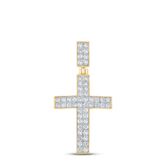 1CTW-DIA CN CROSS MENS CHARM