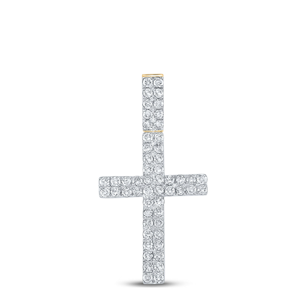1CTW-DIA CN CROSS MENS CHARM