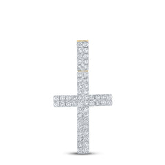 1CTW-DIA CN CROSS MENS CHARM