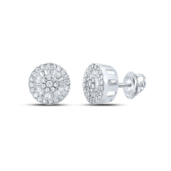 3/4CTW-DIA NK ROUND EARRING