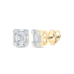 3/8CT-DIA ANA M  DIANA RECTANGLE EARRING