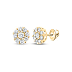 5/8CTW-DIA NK ROUND EARRING