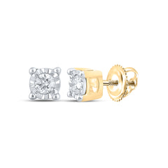 1/5CTW-DIA NK ROUND EARRING
