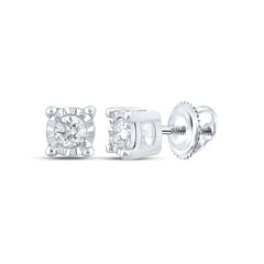 1/5CTW-DIA NK ROUND EARRING