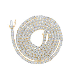 3 3/4CTW-DIA NK FANUK MENS CHAIN-24 INCH