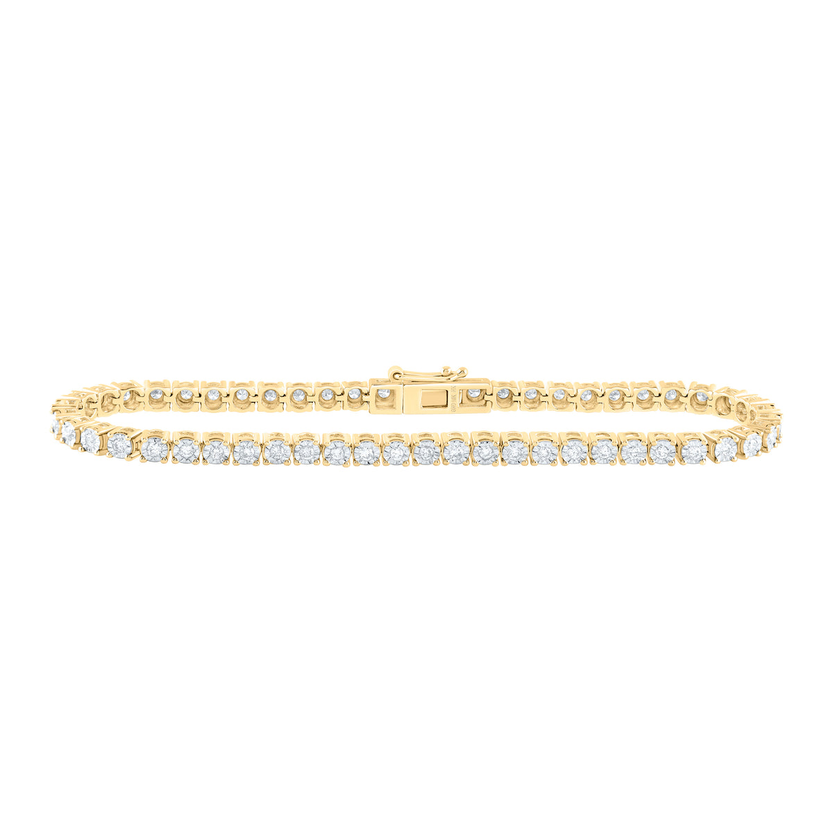1CTW-DIA NK FANUK TENNIS BRACELET (7 INCH)