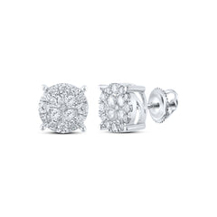 1 1/4CTW-DIA CN FASHION ROUND EARRING