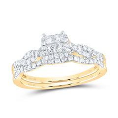 1/2CTW-DIA CN TESSERA BRIDAL SET