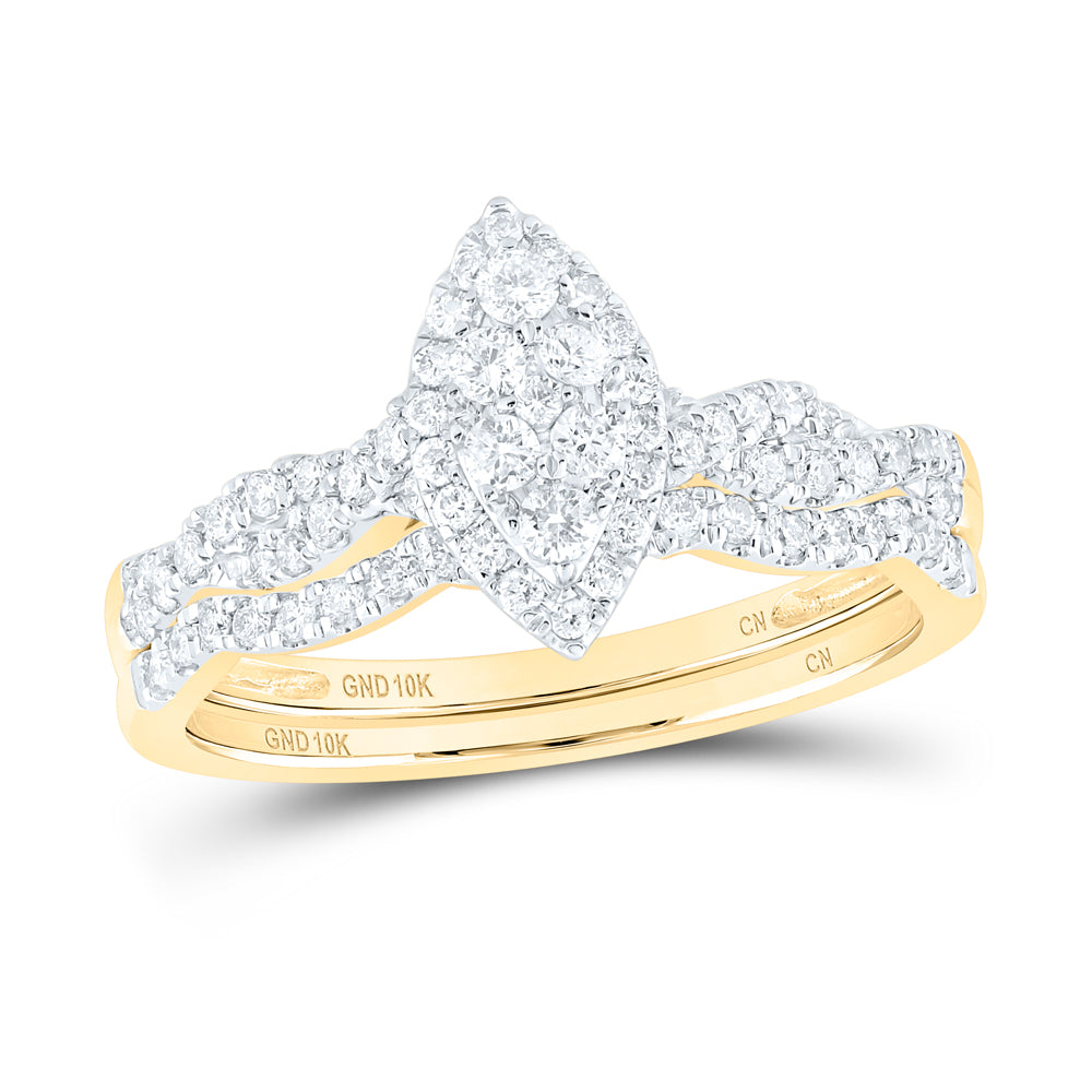 1/2CTW-DIA CN BRIDAL SET