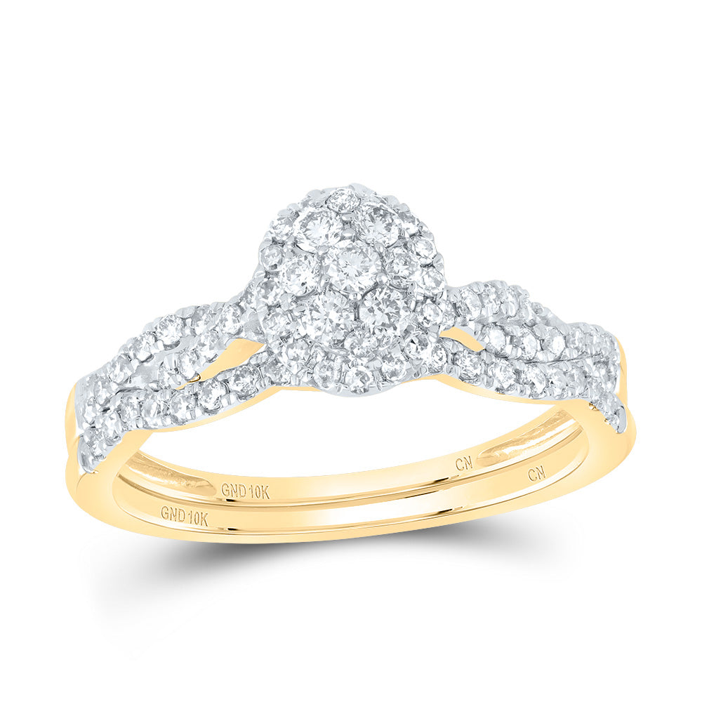 1/2CTW-DIA CN BRIDAL SET