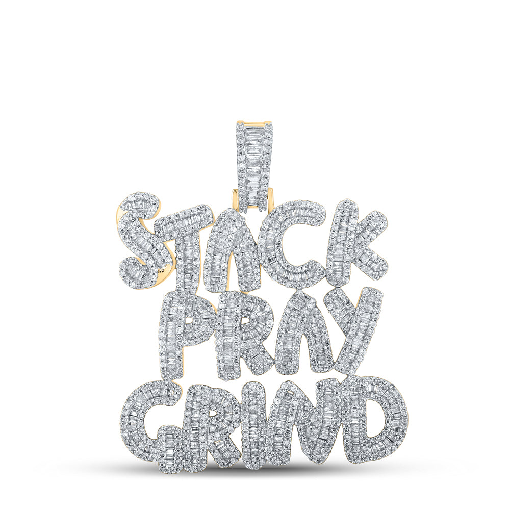 3CTW-DIA CN Stack Pray Grind MENS CHARM