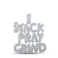 3CTW-DIA CN Stack Pray Grind MENS CHARM