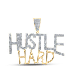 1CTW-DIA P1 HUSTLE HARD MENS CHARM