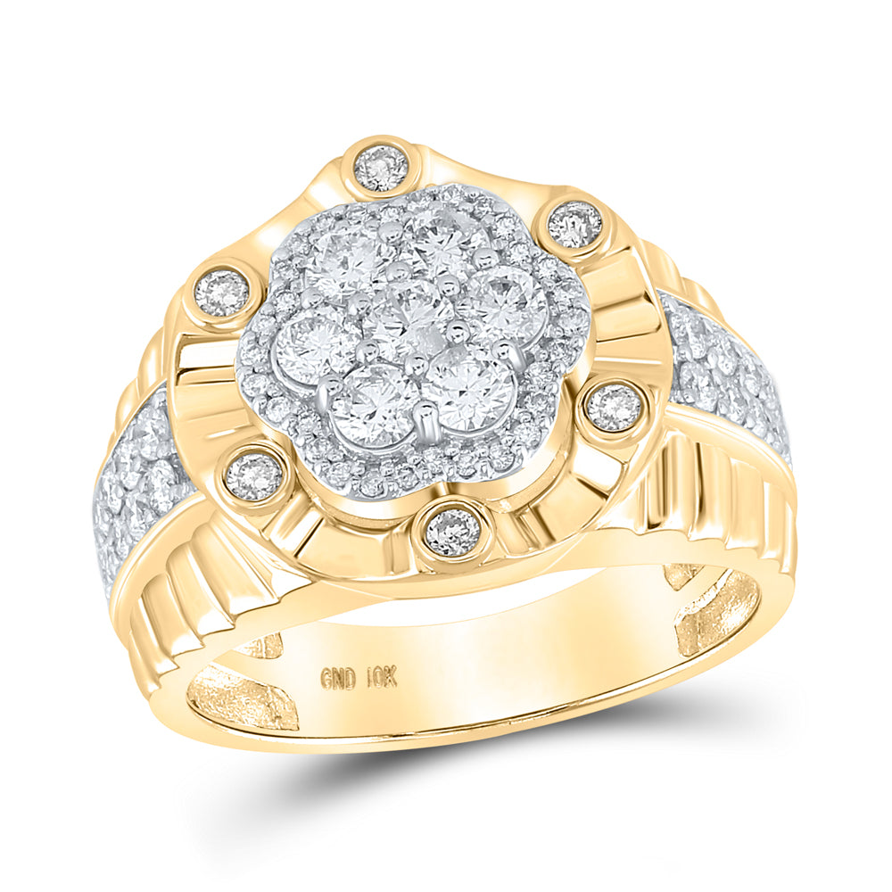 1 1/2CTW-DIA CN MENS RING