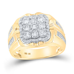 1 1/2CTW-DIA CN MENS RING
