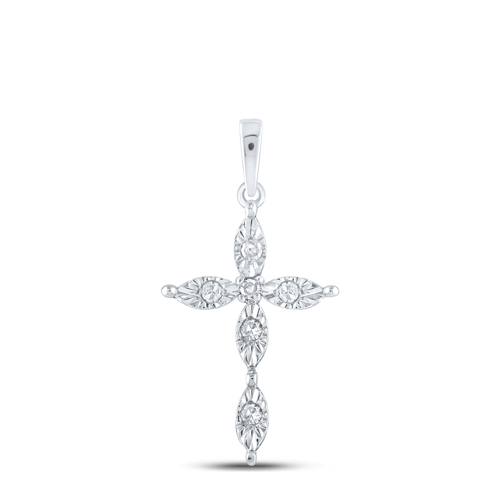 1/20CTW-DIA P2 CROSS GIFT PENDANT