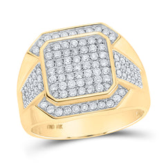 1 CTW-DIA CN MENS RING