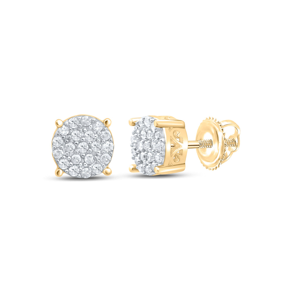 1/5CTW-DIA P1 GIFT ROUND EARRING