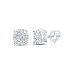 1/5CTW-DIA P1 GIFT ROUND EARRING