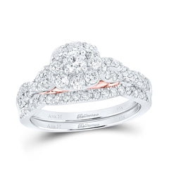 1CTW-DIA ANA M 1/5CT-CRD BELLISSIMO BRIDAL SET
