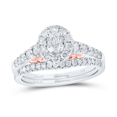 1CTW-DIA ANA M 1/5CT-COV BELLISSIMO BRIDAL SET