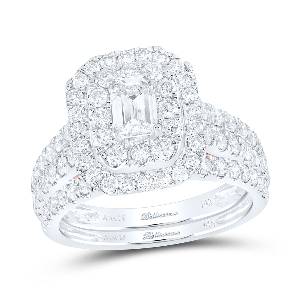 2CTW-DIA ANA M 1/2CT-CEMRL BELLISSIMO BRIDAL SET