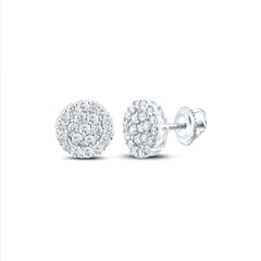 1 3/8CTW-DIA NK ROUND EARRING