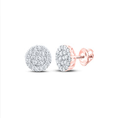 1 3/8CTW-DIA NK ROUND EARRING
