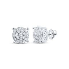 3/4CTW-DIA NK FASHION ROUND EARRING
