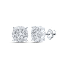 1CTW-DIA NK FASHION ROUND EARRING