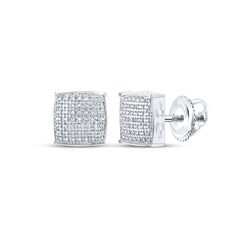 1/3CTW-DIA P3 MENS CUSHION EARRING