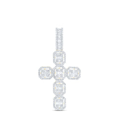 1CTW-DIA NK CROSS MENS CHARM