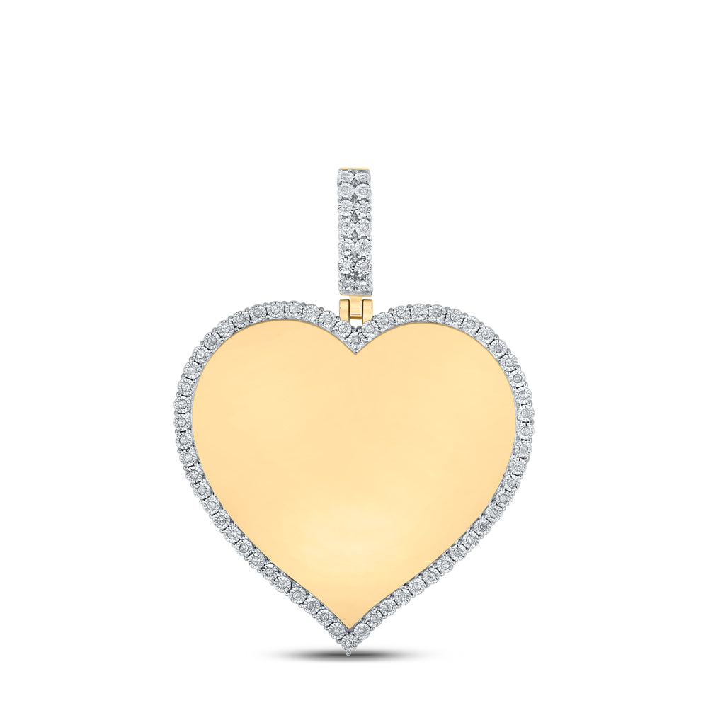 1/5CTW-DIA P1P2 HEART  PENDANT