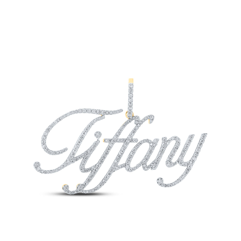 1CTW-DIA P1 " TIFFANY " INITIAL PENDANT