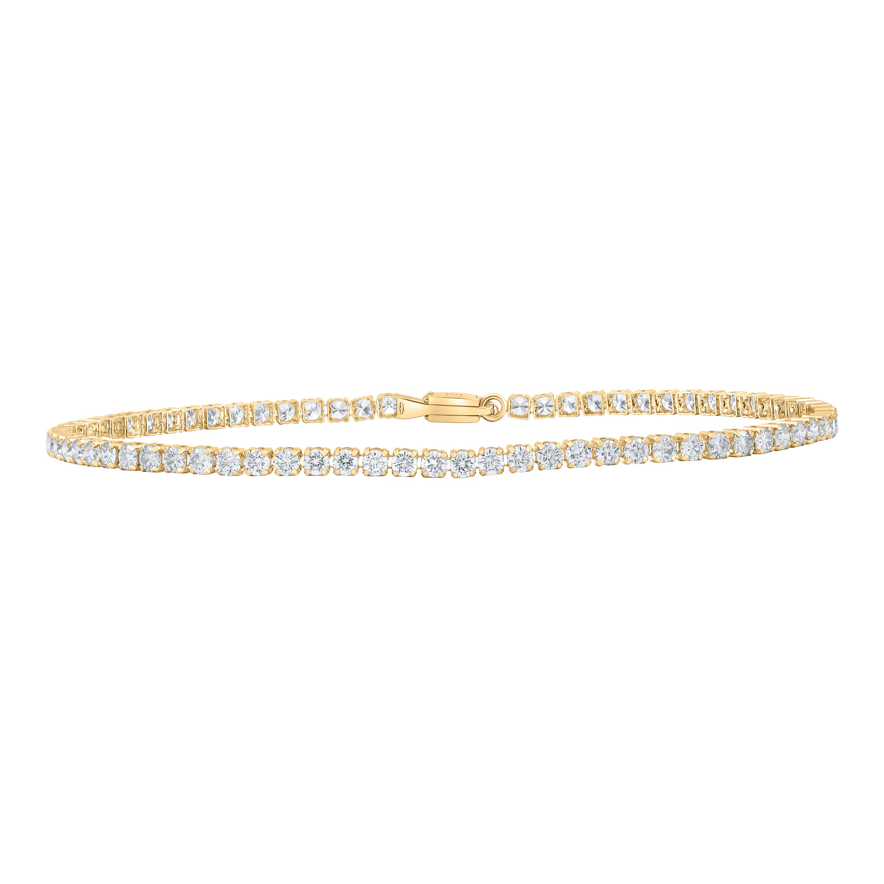 3 CTW-DIA NK TENNIS BRACELET (7 INCH)