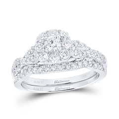 1CTW-DIA ANA M 1/5CT-CRD BELLISSIMO BRIDAL SET