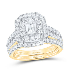 2CTW-DIA ANA M 1/2CT-CEMRL BELLISSIMO BRIDAL SET