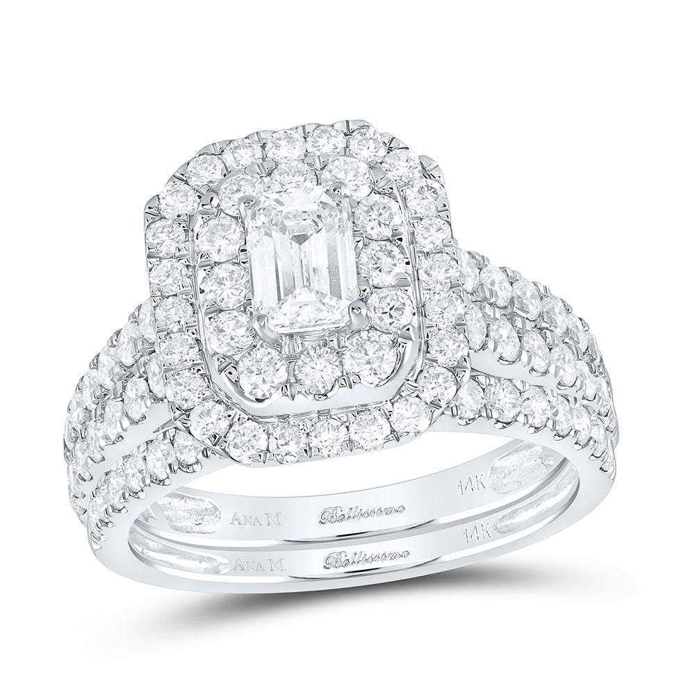 2CTW-DIA ANA M 1/2CT-CEMRL BELLISSIMO BRIDAL SET