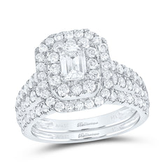 2CTW-DIA ANA M 1/2CT-CEMRL BELLISSIMO BRIDAL SET