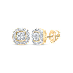 1/10CT-DIA P3 GIFT CUSHION EARRING