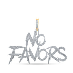 1 1/2CTW P1 "NO FAVORS" MENS CHARM
