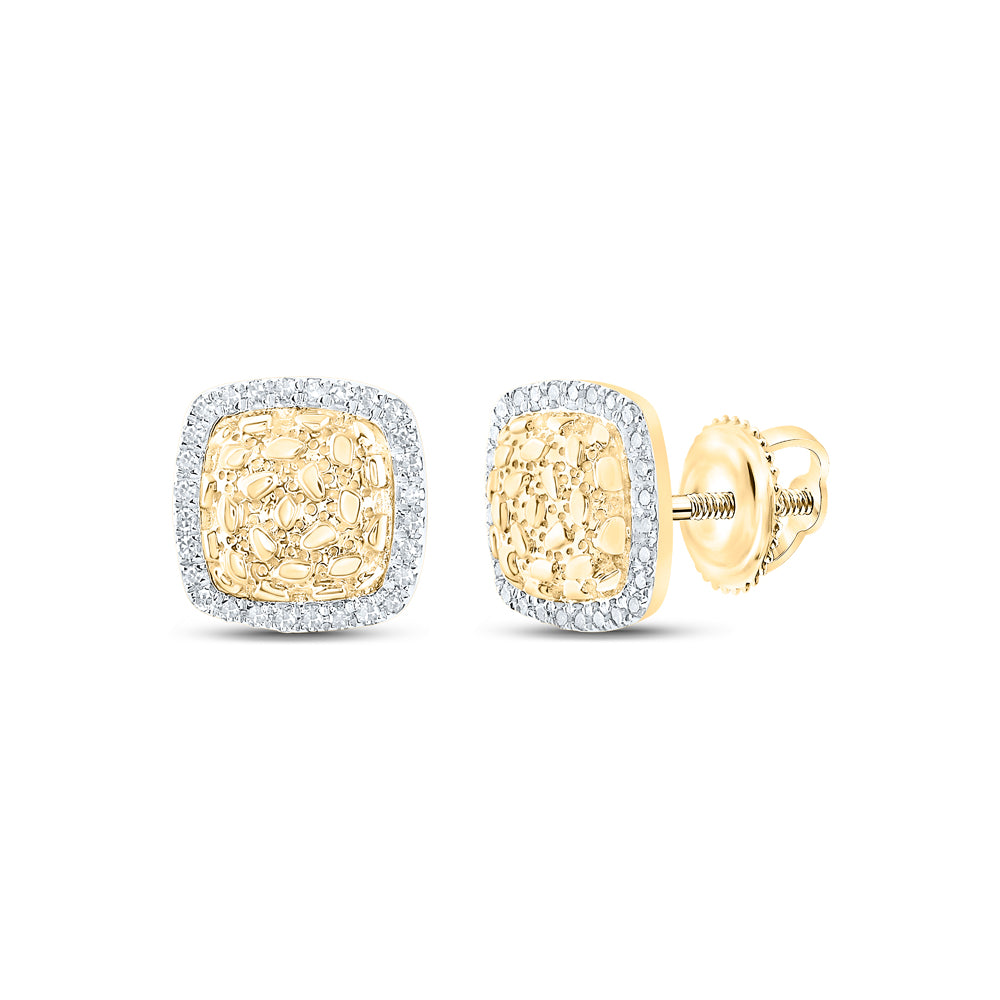 1/6CTW-DIA CN FASHION CUSHION EARRING