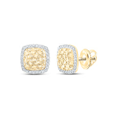 1/6CTW-DIA CN FASHION CUSHION EARRING